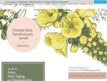 Tablet Screenshot of birdofparadiseskintherapy.com